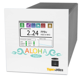 The ALOHA H2O series offers the world's best detection limits for moisture in ammonia (as low as 2 ppb). Ultra-pure ammonia is a critical building block for the manufacture of HB LEDs and for advanced GaN on Si devices.
